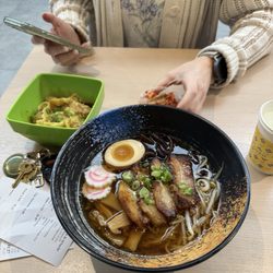 Kumo Modern Hibachi & Fine Ramen - Pork Shrimp Wonton(8) K10.Shoyu Ramen