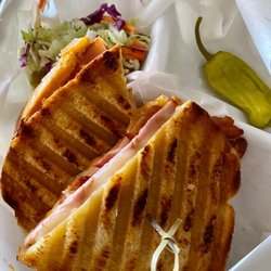 Divine Catering - Ham and cheese panini!
