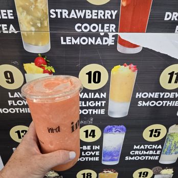 Infinitea - It's supposed to be a #10   What I got taste like strawberry with something - Bubble Tea Near Me - Kapolei, Hawaii