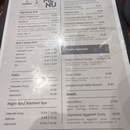 The menu the drink menu the food and the drink menu and then a photo of my dish The menu the drink menu the food and the drink menu and then a photo of my dish