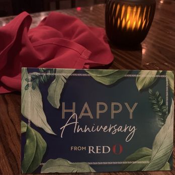 RED O - Anniversary card from the restaurant - Mexican Near Me - San Diego, California RED O - Anniversary card from the restaurant - Mexican Near Me - San Diego, California