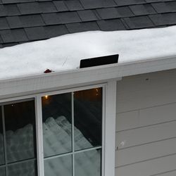 Purelight Power of Portland - Flashing in my gutter.