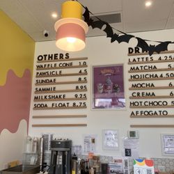 Crema Ice Cream - Menu