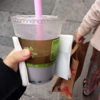 Ten Ren Tea - my first time tasting taro boba - Tea Rooms Near Me - San Francisco, California