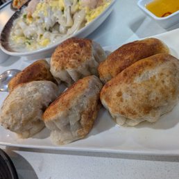 Pot stickers - huge! Pot stickers - huge!