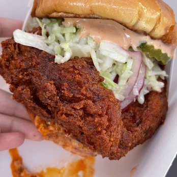 Cluck Kitchen - Nashville Hot Chicken Sandwich - Chicken Shop Near Me - Irvine, California Cluck Kitchen - Nashville Hot Chicken Sandwich - Chicken Shop Near Me - Irvine, California