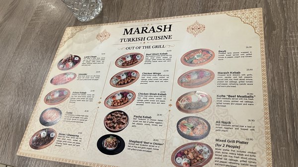 Menu photo 1 Marash Turkish Cuisine Hallandale Beach, FL