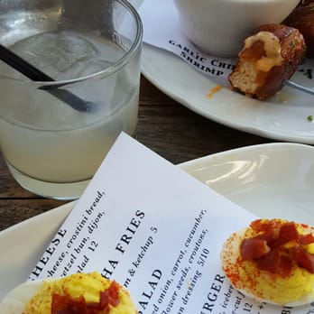 The Winchester - Loved the pretzels with cheese dip and deviled eggs to start. - Gastropubs Near Me - Grand Rapids, Michigan