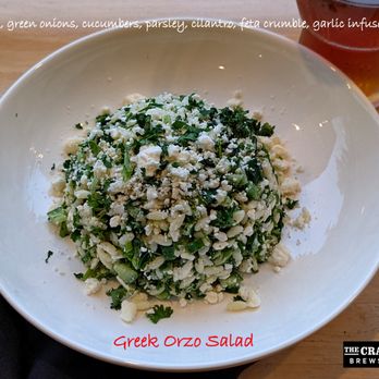 The Craftsman - Brews & Bites - New - Greek orzo salad - Brewpubs Near Me - Redondo Beach, California The Craftsman - Brews & Bites - New - Greek orzo salad - Brewpubs Near Me - Redondo Beach, California