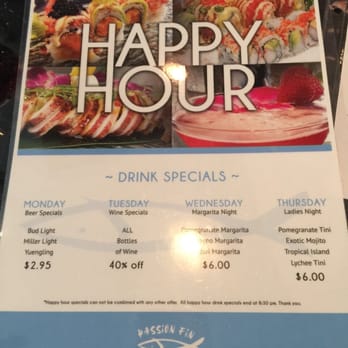 Passion Fin - HH Drink Specials - Asian Fusion Near Me - Ashburn, Virginia