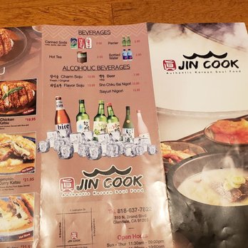 Jin Cook - Menu - Korean Near Me - Glendale, California