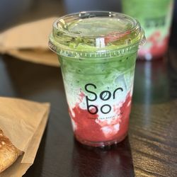 Sorbo - Strawberry matcha