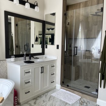 One For All Construction - Master bath AFTER - General Contractors Near Me - Perris, California