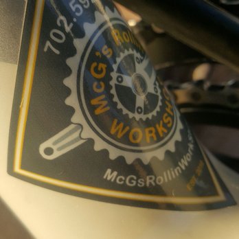 McGs Rollin Work Shop - New sticker for my bike - Bike Repair/Maintenance Near Me