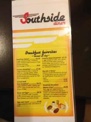 Menu photo 7 South Side Diner Lafayette, IN Menu photo 7 South Side Diner Lafayette, IN