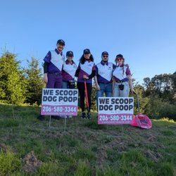 Can Doo Pet Waste Service - Can Doo West Seattle Team Photo, (missing Isabella and Bowie, off camera)