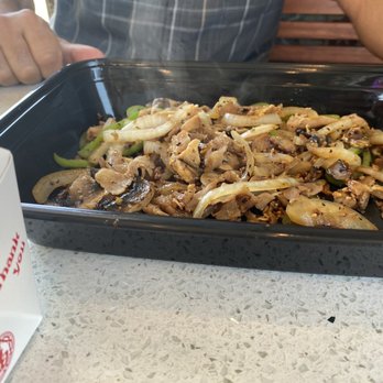 Griddle Mongolian Grill - Eastvale - My husband's plate - Mongolian Near Me - Eastvale, California Griddle Mongolian Grill - Eastvale - My husband's plate - Mongolian Near Me - Eastvale, California