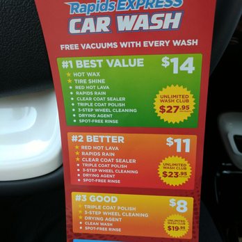 Rapids Express Car Wash - Wash Prices - Car Wash Near Me - Orange, California
