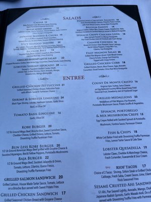 Menu photo 7 Mitch's on El Paseo Palm Desert, CA