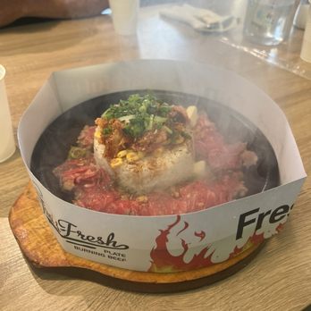 Tao‘s Fresh - Sizzling kimchi beef rice. - Asian Fusion Near Me - Newark, California