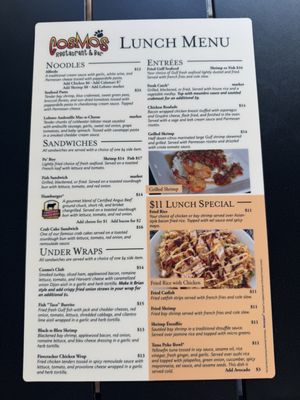Menu photo 3 Cosmo's Restaurant & Bar Orange Beach, AL Menu photo 3 Cosmo's Restaurant & Bar Orange Beach, AL