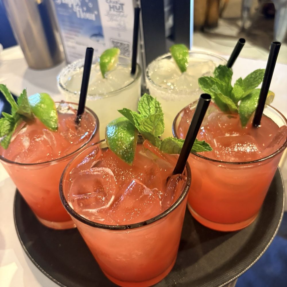 Crab Hut - 3 Watermelon Mint Lime Mocktails & 2 Margaritas - Cajun/Creole Near Me - San Diego, California