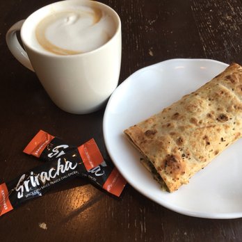 Starbucks - Good morning to the first day of summer with a beautiful soy latte and a spinach and feta wrap! - Coffee & Tea Near Me - Markham, Ontario Starbucks - Good morning to the first day of summer with a beautiful soy latte and a spinach and feta wrap! - Coffee & Tea Near Me - Markham, Ontario