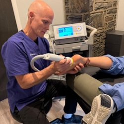 Dan Klein - Everybody's Chiropractic - Dr. Dan Klein providing SoftWave Therapy at Everybody's Chiropractic Center in Upper Darby, PA.
