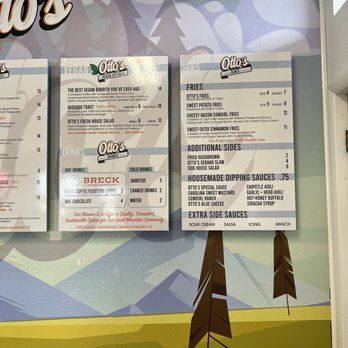 Otto’s - Menu - Sandwiches Near Me - Fairplay, Colorado Otto’s - Menu - Sandwiches Near Me - Fairplay, Colorado