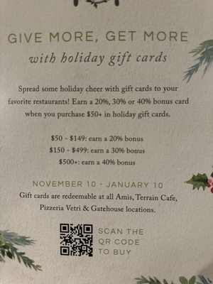 Menu photo 4 Terrain Cafe - Glen Mills Glen Mills, PA