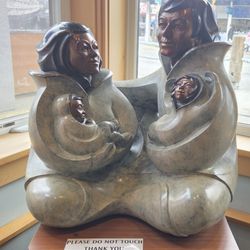 Ketchikan Visitors Bureau - Circle of Life Statue in Visitor's Center