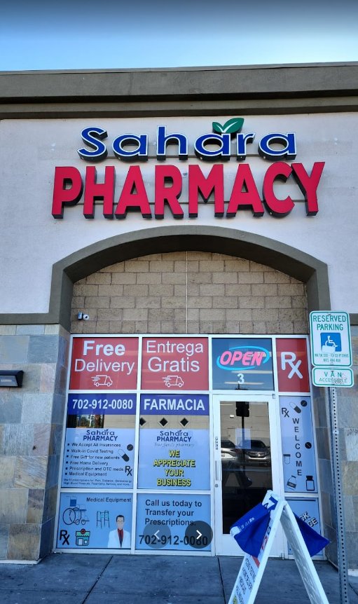 SAHARA PHARMACY Updated September 2024 2585 S Nellis Blvd, Las