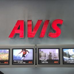 Avis sign inside. Nice sign!