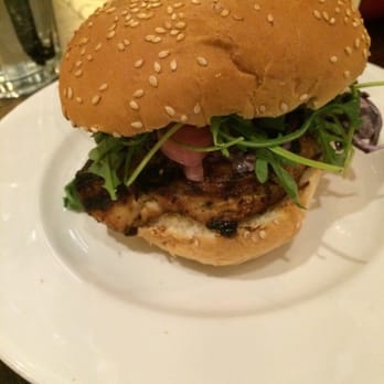 Gourmet Burger Kitchen - Cajun blue chicken burger - Burgers Near Me - Glasgow, GLG Gourmet Burger Kitchen - Cajun blue chicken burger - Burgers Near Me - Glasgow, GLG