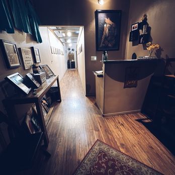 Art and Sol Tattoo Gallery - The entrance and gallery hall - Tattoo Near Me - Tucson, Arizona Art and Sol Tattoo Gallery - The entrance and gallery hall - Tattoo Near Me - Tucson, Arizona
