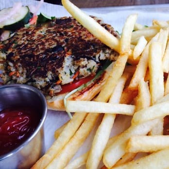 Me & Billy - Veggie burger with fries - American Near Me - Davenport, Iowa Me & Billy - Veggie burger with fries - American Near Me - Davenport, Iowa