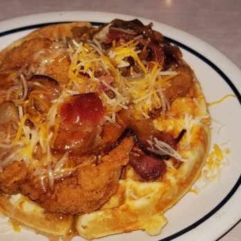 IHOP - Chicken and cheddar bacon waffles - American Near Me - Stone Mountain, Georgia