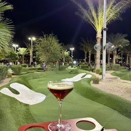 Espresso martini and hole one RED course