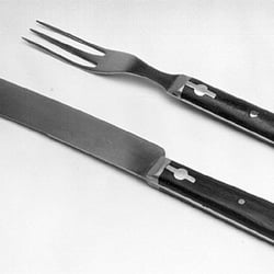 C & D Jarnagin Co. - Silverware made by tinsmith, wood and rivets