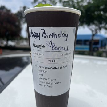 Philz Coffee - Ambrosia Coffee of God - Coffee & Tea Near Me - Costa Mesa, California