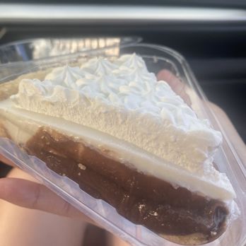 Ted's Bakery - Closer look - Chocolate Haupia Cream Pie - Bakeries Near Me - Haleiwa, Hawaii