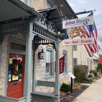 Julius Sturgis Pretzel Bakery - Bakeries Near Me - Lititz, Pennsylvania Julius Sturgis Pretzel Bakery - Bakeries Near Me - Lititz, Pennsylvania