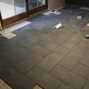 Simon - Houston handyman - A tile job in progress. - Handyman Near Me