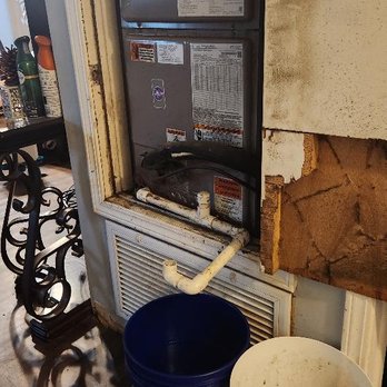 Stewart-Air - this is what I had to do to stop flooding my home ... now tell me did I get my money's worth?  horrible experience - Heating & Air Conditioning/HVAC Near Me - Jacksonville, Florida