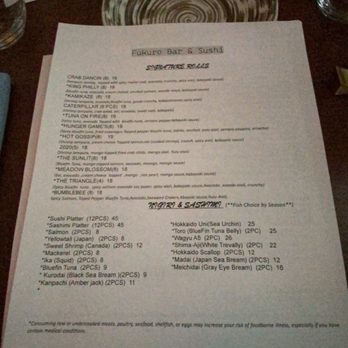 Fukuro Bar & Sushi - Sushi Bars Near Me - Evans, Georgia