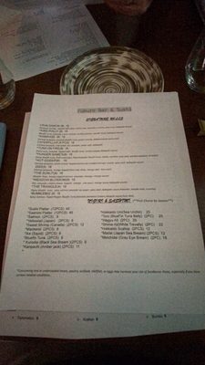 Menu photo 6 Fukuro Bar & Sushi Evans, GA