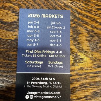 Vintage Marche - Store hours - Antiques Near Me - St. Petersburg, Florida Vintage Marche - Store hours - Antiques Near Me - St. Petersburg, Florida