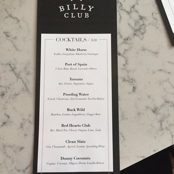Billy Club - Cocktails - New American Near Me - Buffalo, New York Billy Club - Cocktails - New American Near Me - Buffalo, New York