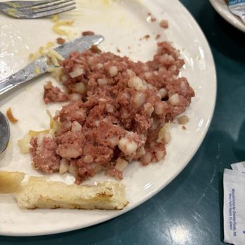 Carnegie's Cafe - Raw corn beef hash :/ - American Near Me - Laughlin, Nevada Carnegie's Cafe - Raw corn beef hash :/ - American Near Me - Laughlin, Nevada