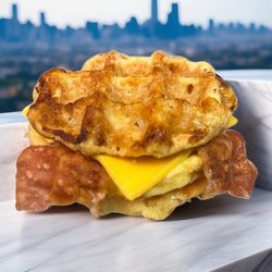 Chesapeake Bagel Bakery - Belgium Waffle Sandwich